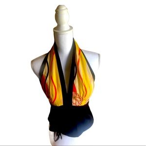 Halter tie waist top